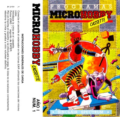 Screen from MicroHobby Cassette 01