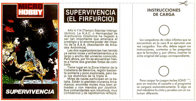 Screen from MicroHobby issue 189: Tape 8