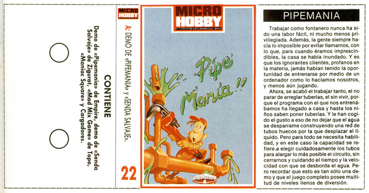 Screen from MicroHobby issue 199: Tape 22
