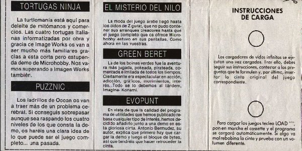 Screen from MicroHobby issue 205: Tape 31