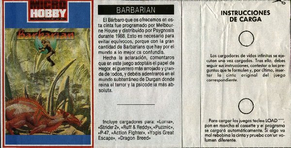 Screen from MicroHobby issue 206: Tape 33