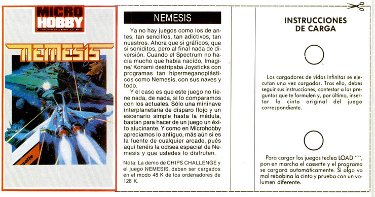 Screen from MicroHobby issue 207: Tape 34