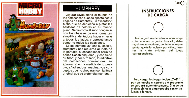 Screen from MicroHobby issue 207: Tape 34