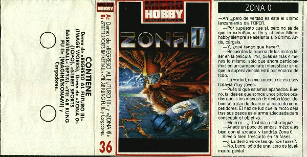 Screen from MicroHobby issue 209: Tape 36