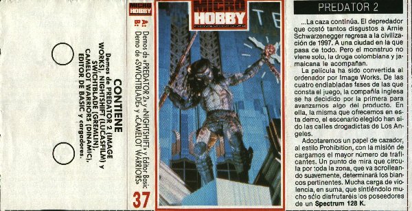 Screen from MicroHobby issue 210: Tape 37