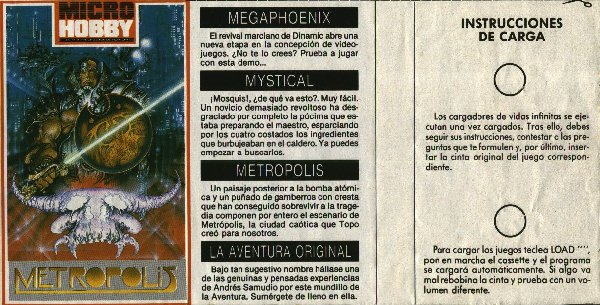 Screen from MicroHobby issue 211: Tape 38