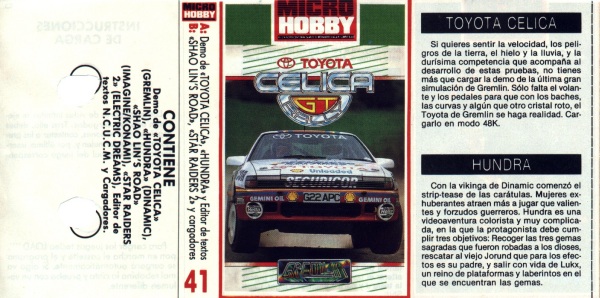 Screen from MicroHobby issue 212: Tape 41
