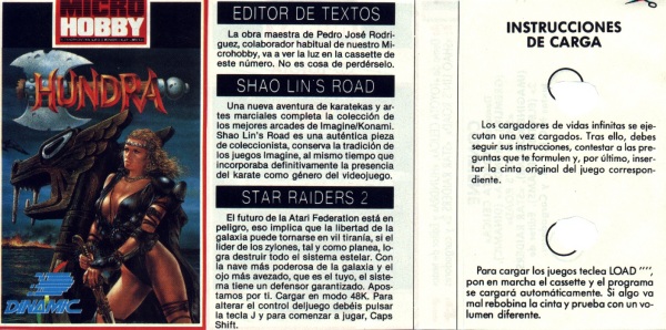 Screen from MicroHobby issue 212: Tape 41