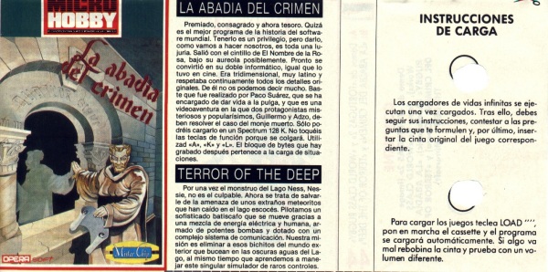 Screen from MicroHobby issue 215: Tape 44
