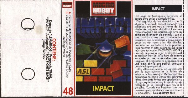 Screen from MicroHobby issue 217: Tape 48