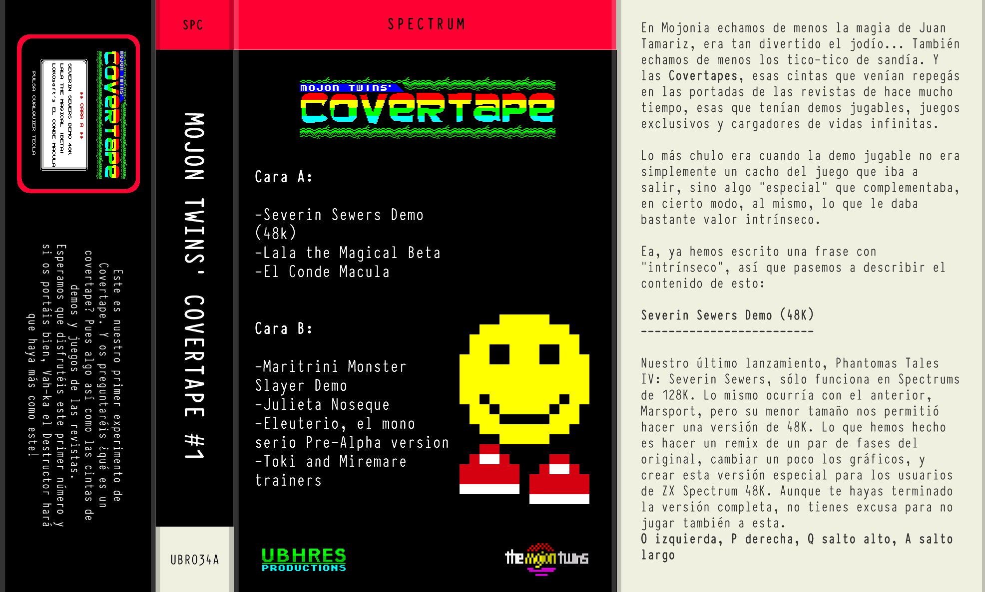 Screen from Mojon Twins' Covertape #1