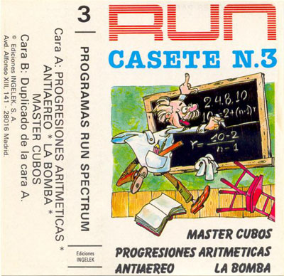 Screen from RUN Casete N. 03