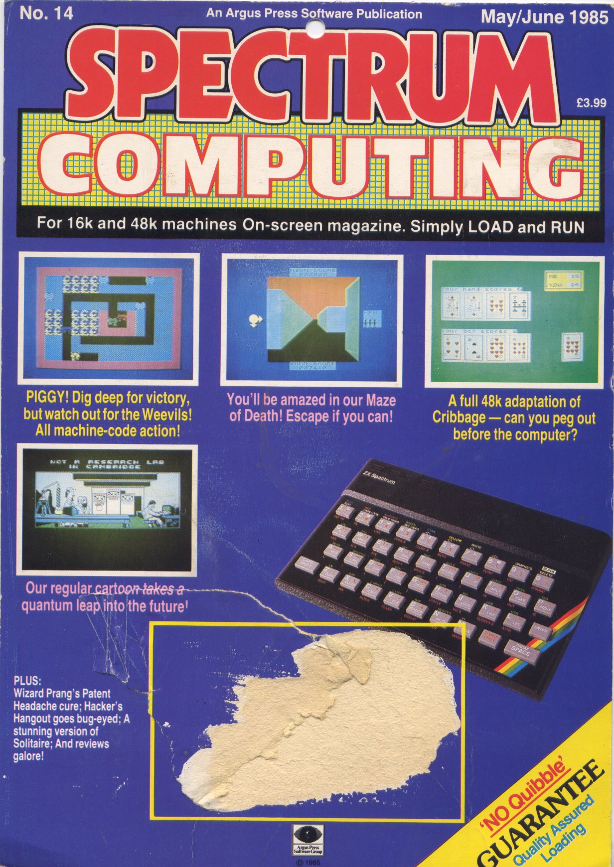 Screen from Spectrum Computing 14