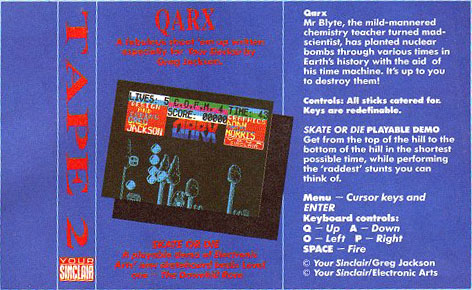 Screen from Your Sinclair issue 36: Smash Tape 12