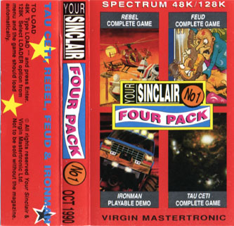 Screen from Your Sinclair issue 58: Four Pack 1