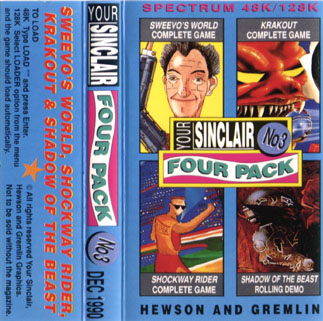 Screen from Your Sinclair issue 60: Four Pack 3