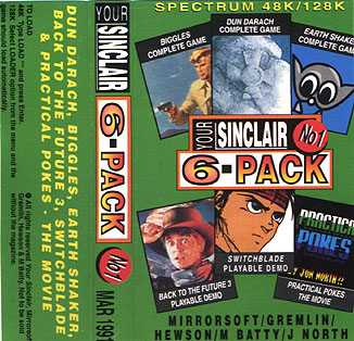 Screen from Your Sinclair issue 63: Six Pack