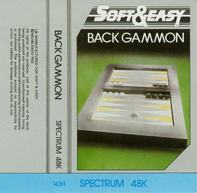 Screen from Backgammon