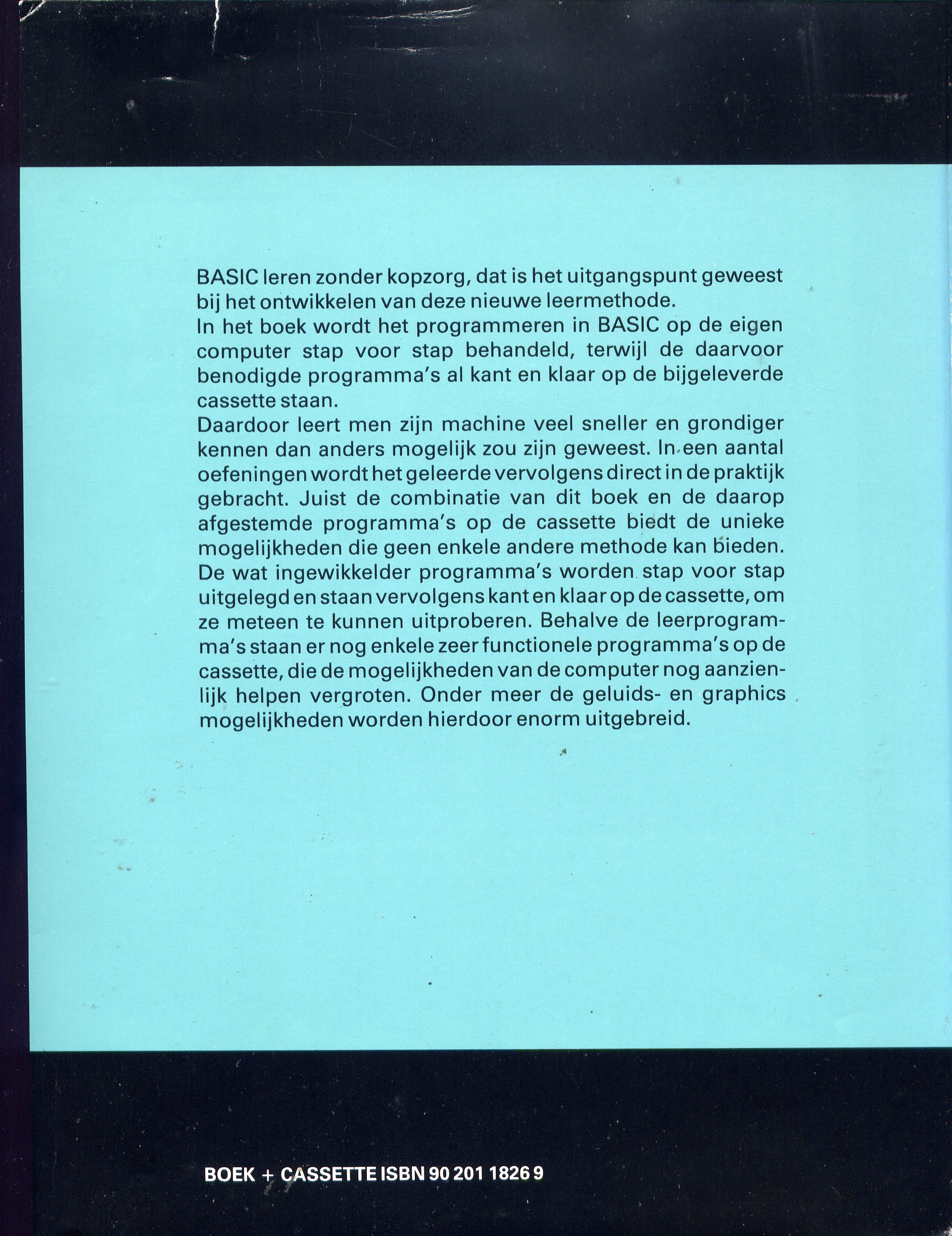 Screen from Beginners BASIC for the Spectrum
