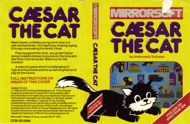 Screen from Caesar the Cat