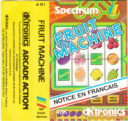 Screen from Fruit Machine