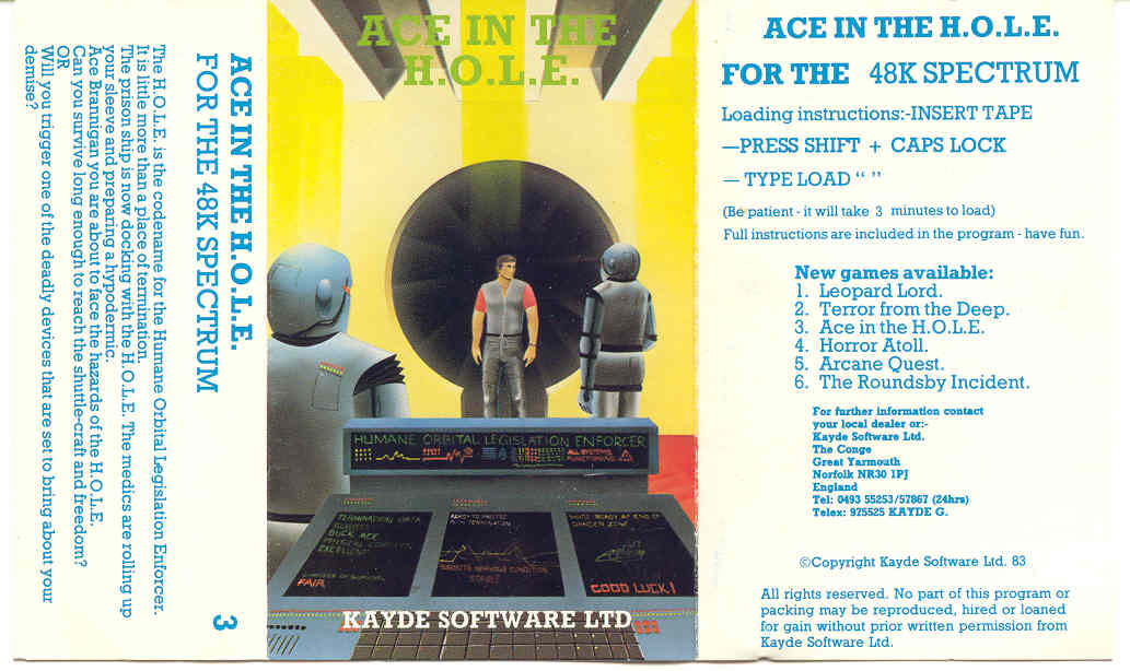Screen from Ace in the H.O.L.E.