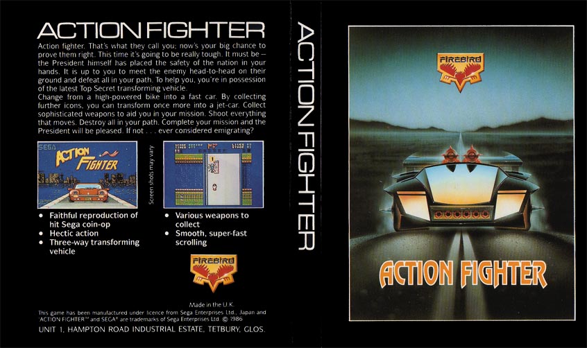 Screen from Action Fighter