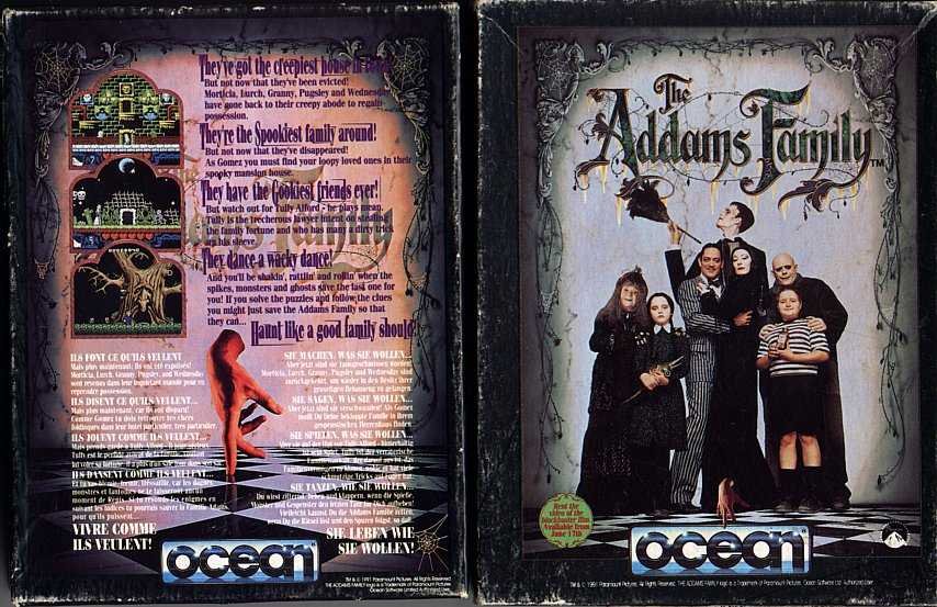 Screen from The Addams Family