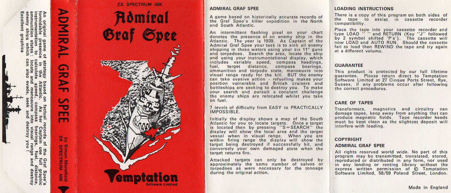 Screen from Admiral Graf Spee