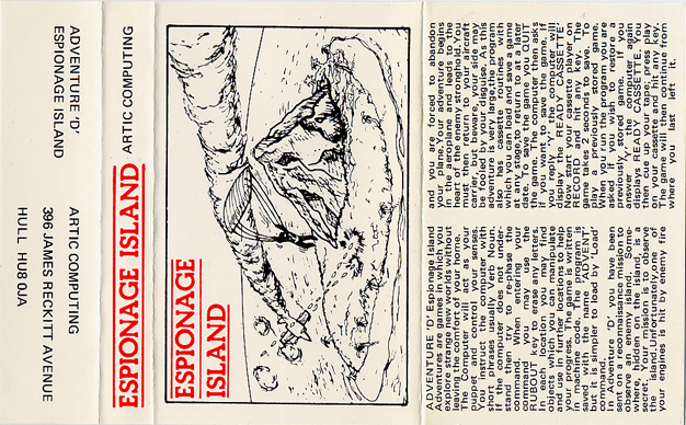 Screen from Adventure D: Espionage Island