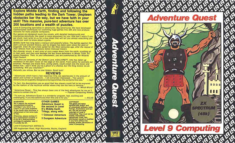 Screen from Adventure Quest