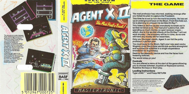 Screen from Agent X II