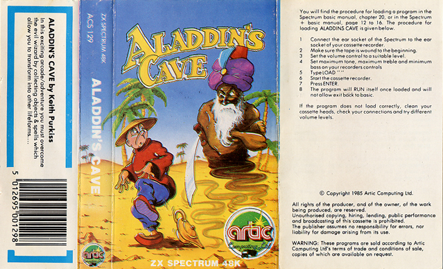 Screen from Aladdin's Cave