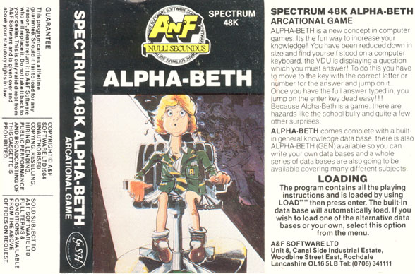 Screen from Alpha-Beth