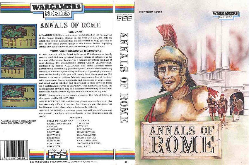Screen from Annals of Rome