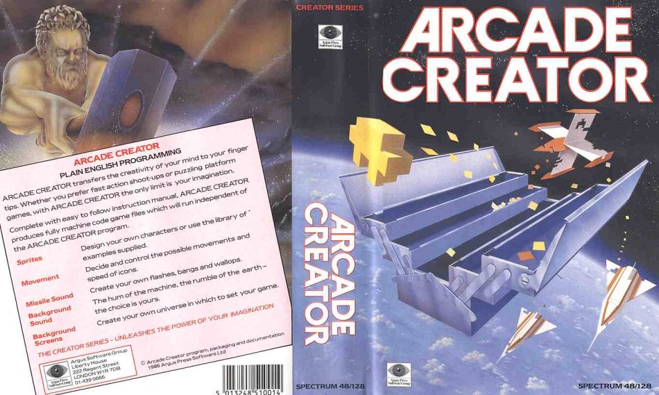 Screen from Arcade Creator