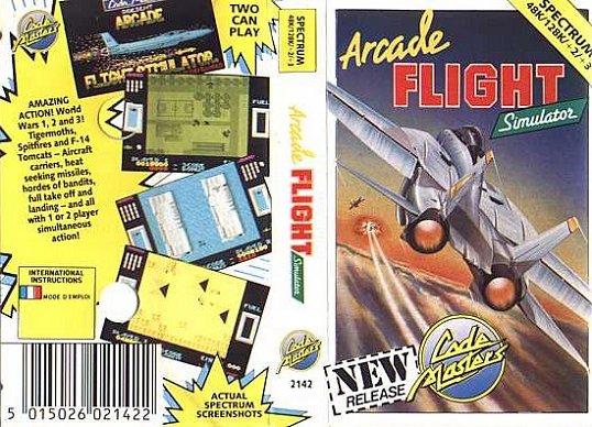 Screen from Arcade Flight Simulator