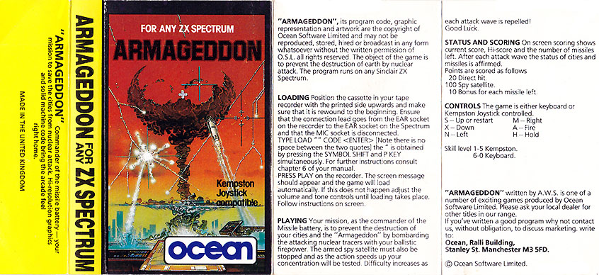 Screen from Armageddon