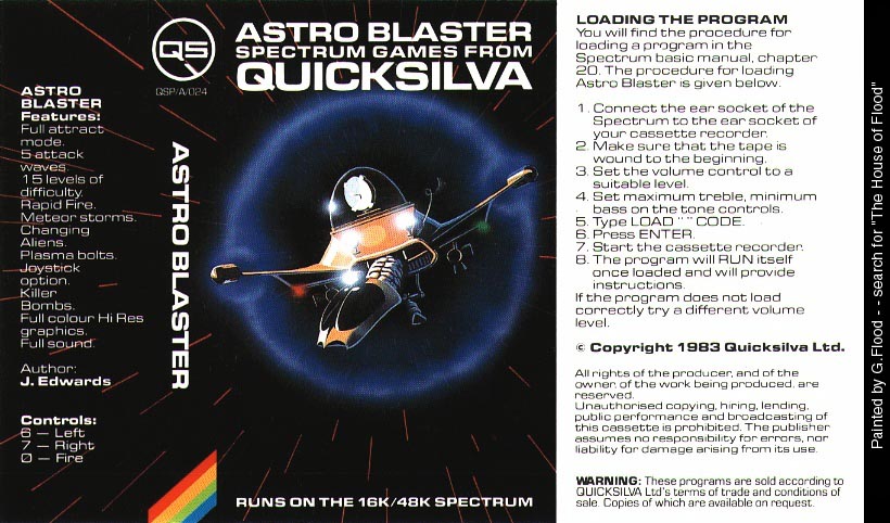 Screen from Astro Blaster