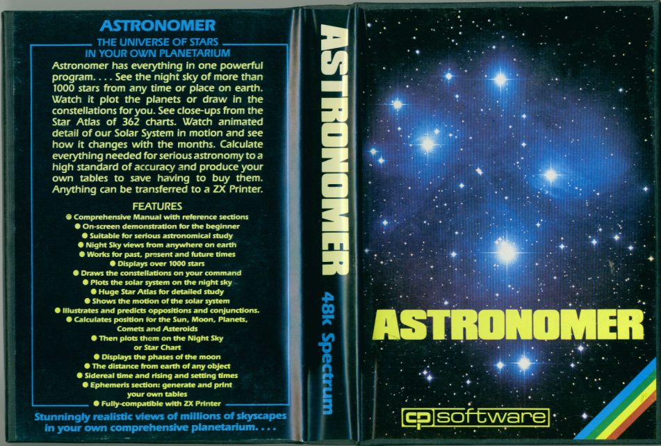 Screen from Astronomer