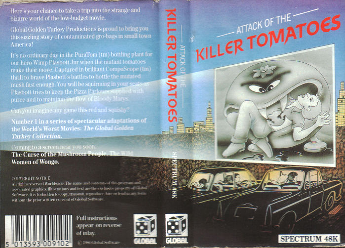 Screen from Attack of the Killer Tomatoes