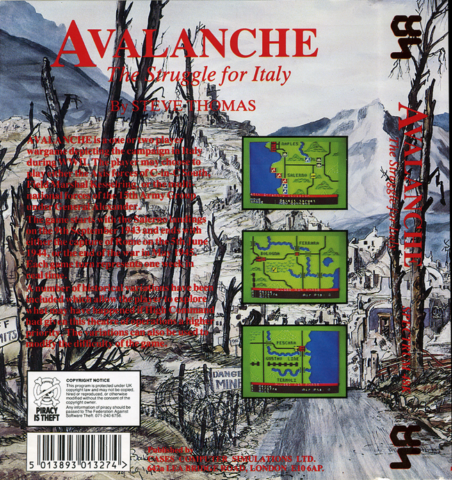 Screen from Avalanche