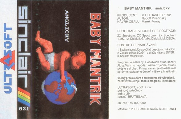 Screen from Baby Mantrik Anglicky