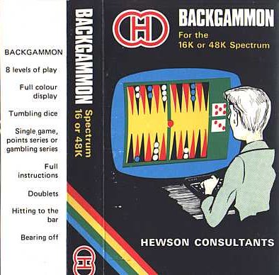 Screen from Backgammon