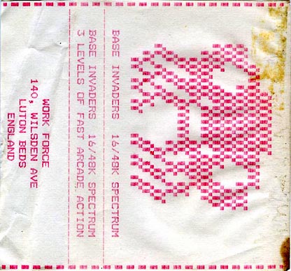 Screen from Base Invaders