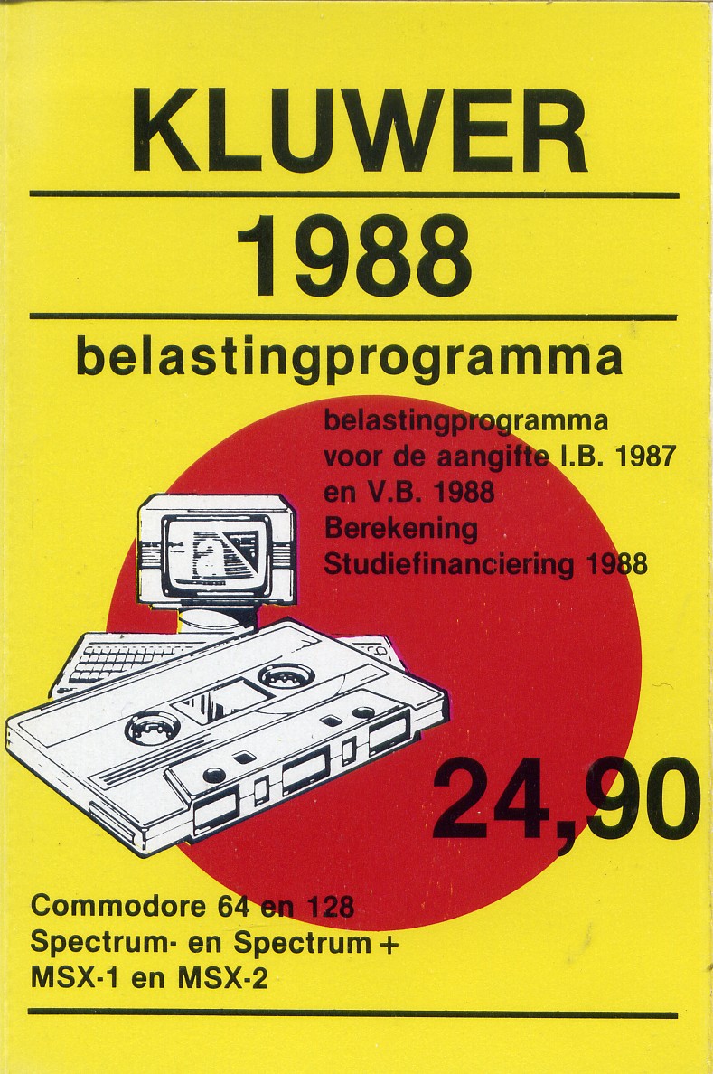 Screen from Belastingprogramma 1988