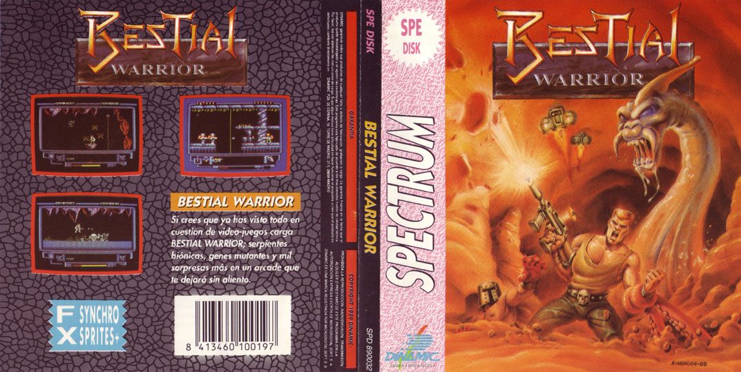 Screen from Bestial Warrior