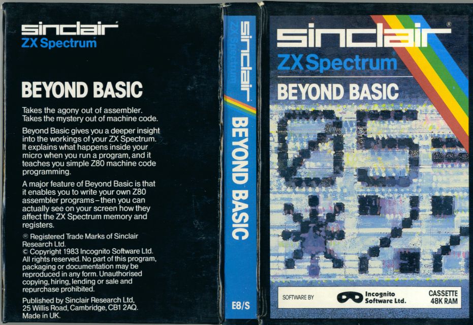 Screen from Beyond BASIC