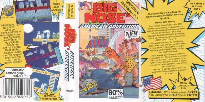Screen from Big Nose's American Adventure