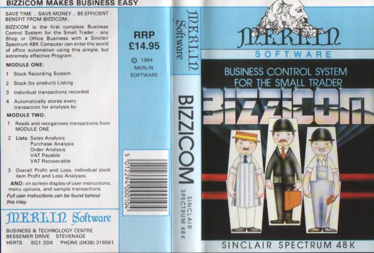Screen from Bizzicom